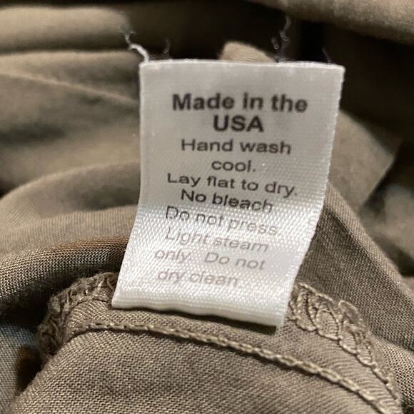 Michael Stars Utility Green Romper Jumpsuit Button Up with chest pockets small - Picture 11 of 12